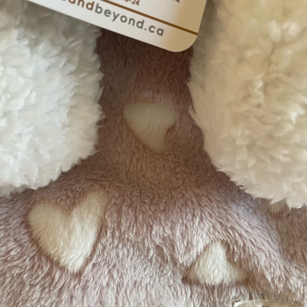 BLANKETS AND BEYOND - Rose Hearts Cozy Baby Blanket with White Travel Pillow Set - Picture 6 of 8